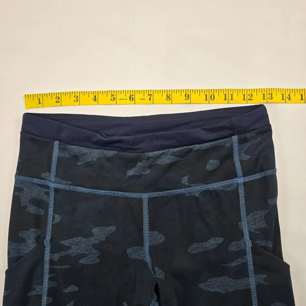 Lululemon Women's Blue Camo Speed Up Tight Stretch Gym Yoga Workout Size 4